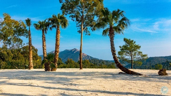 Esterel Caravaning plage de sable blanc